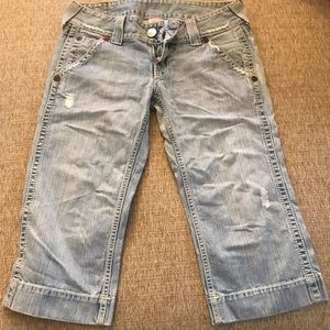 True Religion Sammy Big T Capris